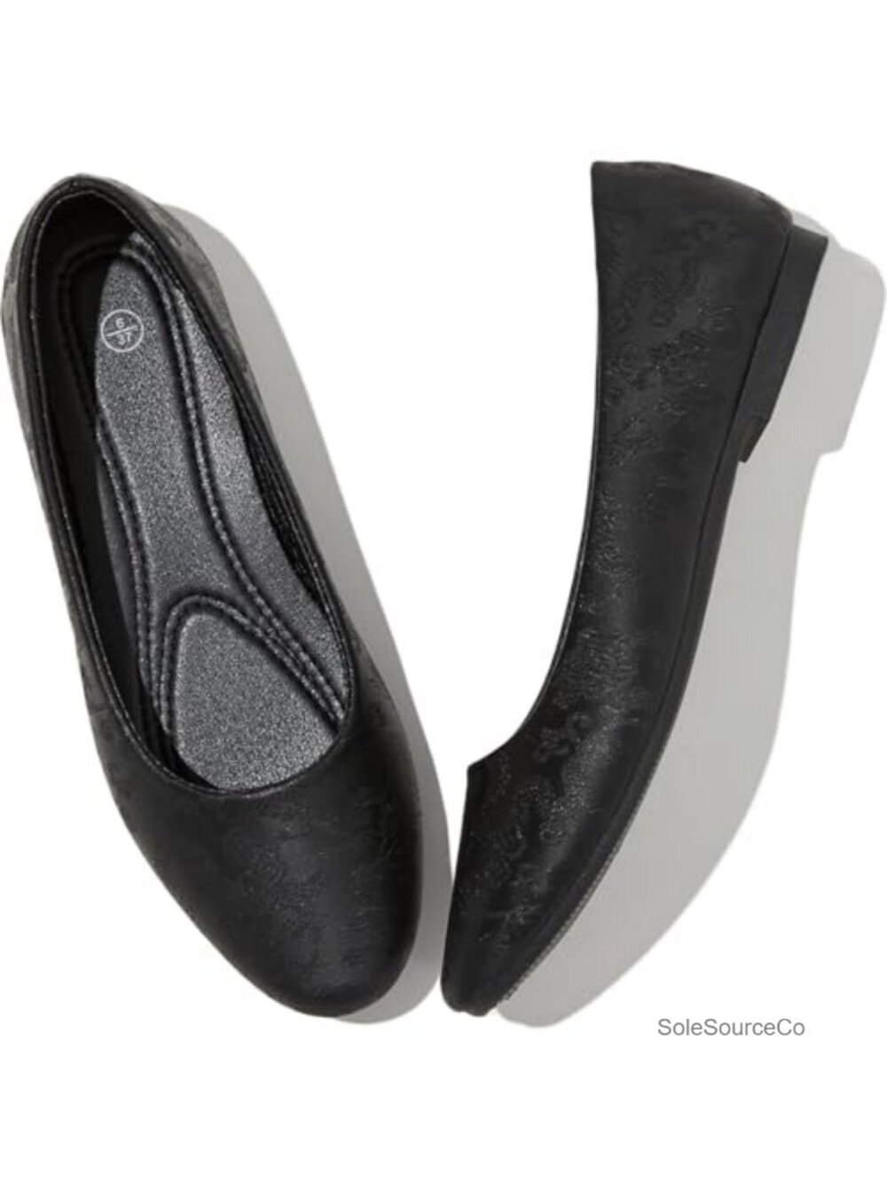 Women's Ballet Flats Slip On Round Toe Memory Foam Dress Shoes